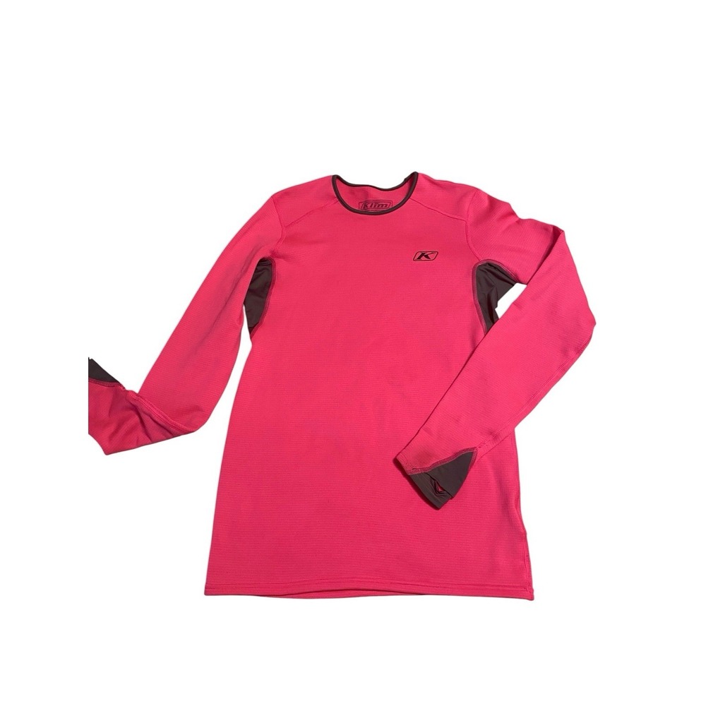 Klim Solstice 2.0 Women's Base Layer Shirt Medium Pink Midweight Long Sleeve